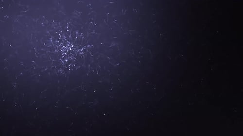 Blauer Hintergrund mit Partikelschleife