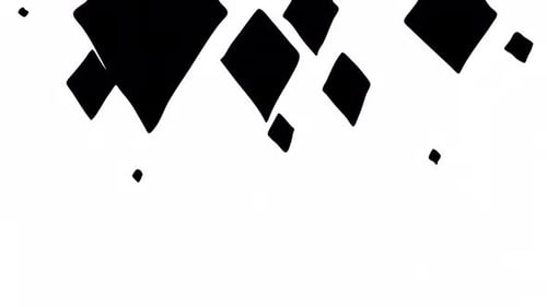 Modern Abstract Diamonds Falling Down Reveal