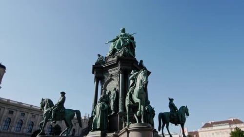 Maria Theresa Square Vienna Vienna Austria