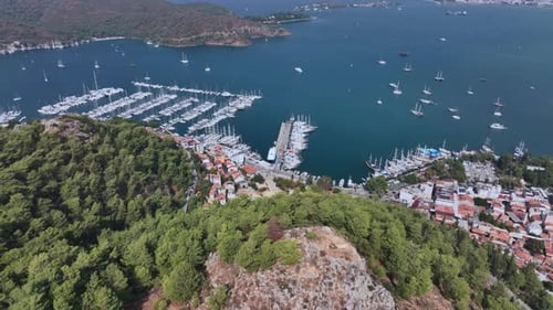 The Whole Fethiye Bay From Above, Turkey
