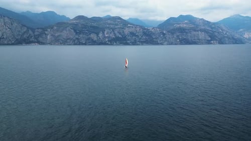 This Striking Aerial View of Lake Garda Showcases the Region's Natural Beauty From the Tranquil