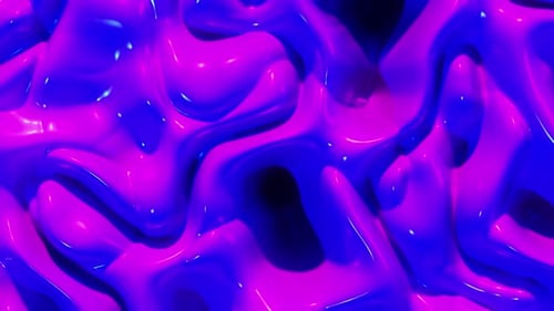 Fluid Abstract Surface Looped Animation