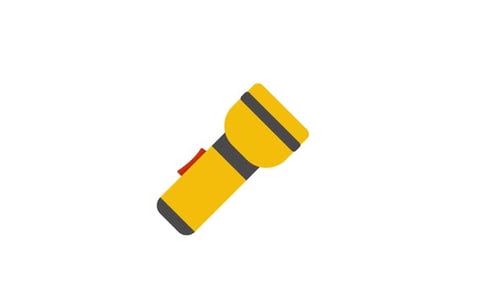 Flash Light Element Alpha Animation