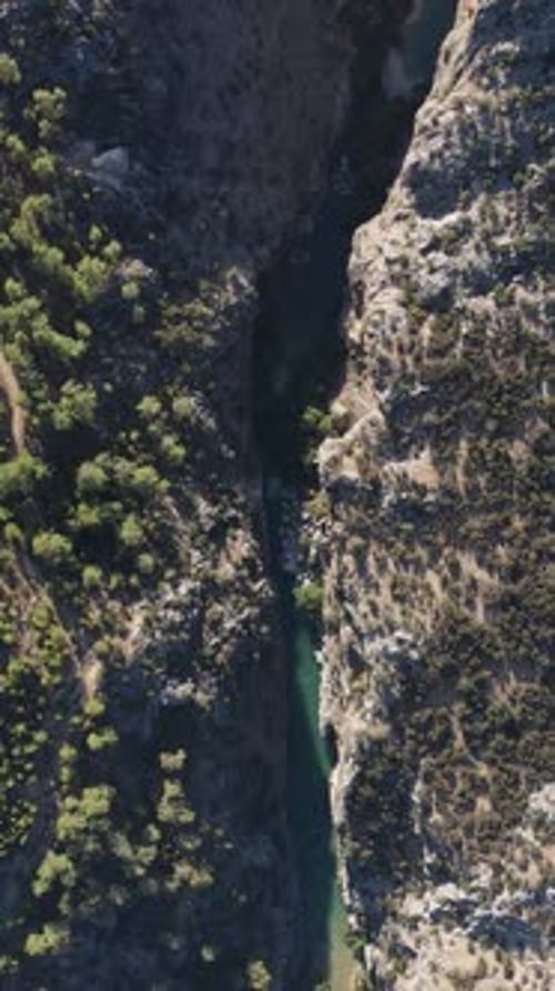 Vale panorâmico aéreo