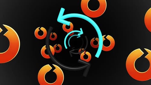 Refresh Arrow Icon Tunnel