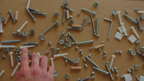 Vis à piquer pour assemblage de meubles DIY Home 4K Hand