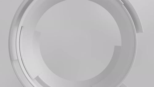 White Futuristic Background