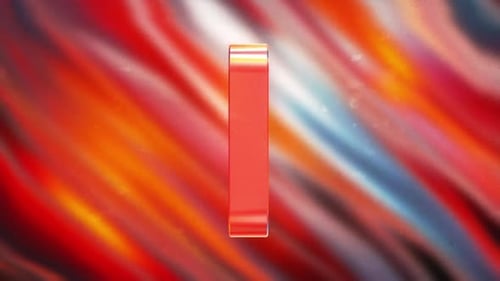 3D Metallic Geometric Shape Transformation Reveal