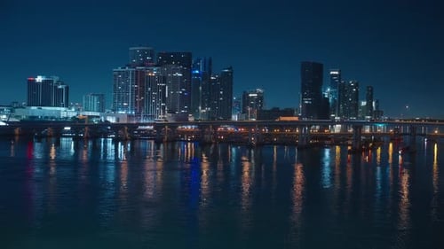 Experience the Stunning and Breathtaking Night Views of Downtown Miami Florida