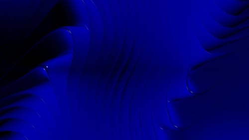 Dynamic Blue Fluid Waves Abstract Motion Background