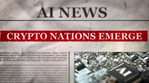 Crypto Nations Emerge Newspaper Title