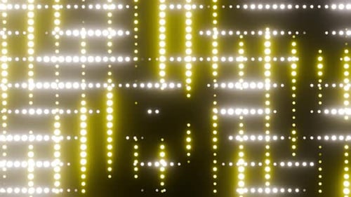 Doubled Colored Yellow White Vj Loop Background For Show