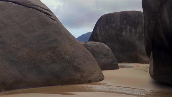 Large rocks on Brazilian beach, Nature Stock Footage ft. close up ...