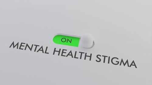 Mental Health Stigma Toggle Switch Animation