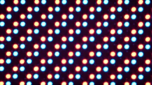RGB LED Panel Background With Different Colors Effects in a Blur
