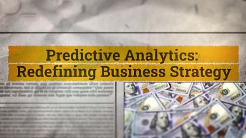 Newspaper Headline Highlight on Business Strategy and Analytics