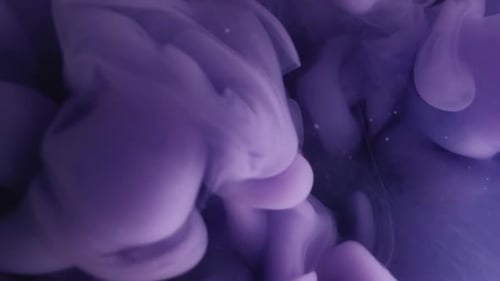 Fume Glitter Color Splash Paint Cloud Fluid Flow