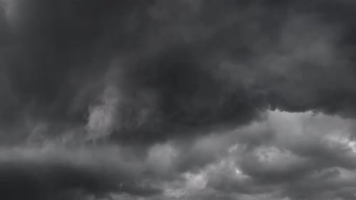 Swirling Dark Storm Clouds