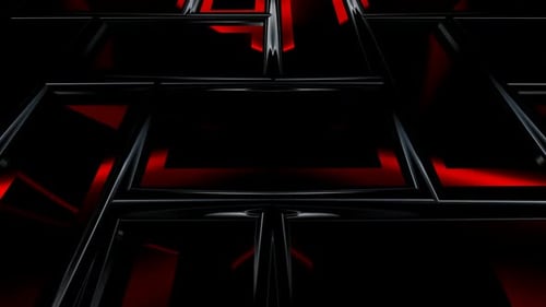 Background with Black and Red Elements, Shape, Reflection, Exclusive, 3D Render, Unique Design