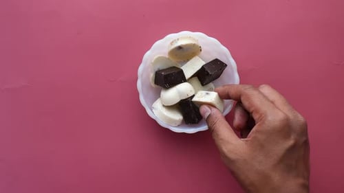 Hand Pick Dark Chocolate Top View