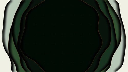 Green Cartoon Luxury Background