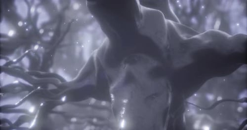 Exploring the Intricate Pathways of a Neural Network in a Surreal Realm