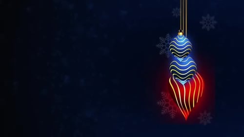 Christmas Black And Blue Background