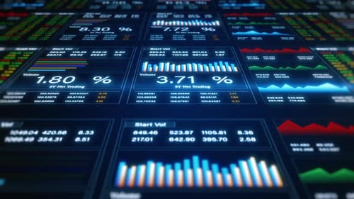 Business And Finance Charts Data 01676