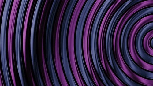 Undulating Abstract Purple Concentric Circles Background Animation