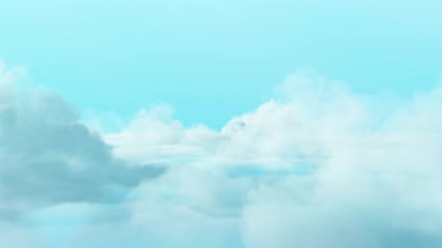 Dreamy Clouds with Pastel Sky Background