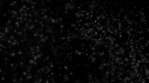 Snow particle overlay transition for winter scenes and Christmas projects