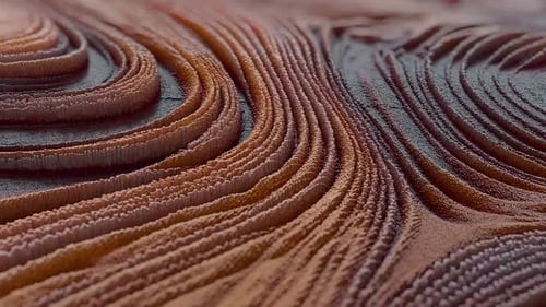 Abstract Voxel Waves Fluid Motion Background