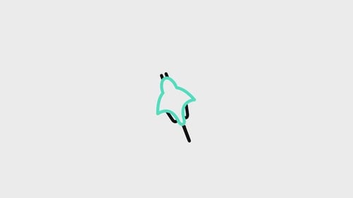 Animiertes Symbol der Mantarochenlinie