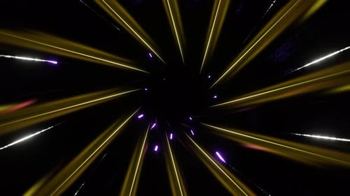 Gold And Light Purple Inside The Spiral Background Vj Loop In 4K