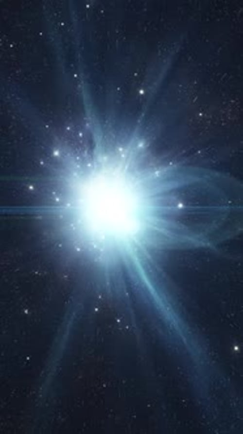 Vidéo verticale sur les beaux paysages de l'espace