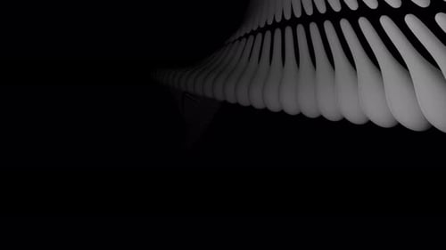 Abstract Fluid Wave Shape Motion Background