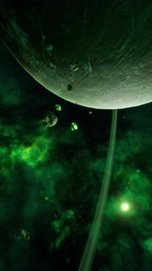 a Large Cluster of Asteroids Near an Unknown Planet Vertical
