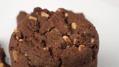 Delicious Chocolate Chip Cookie Close Up