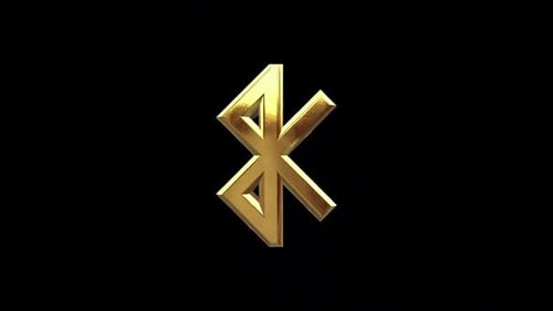 Bluetooth Golden Icon