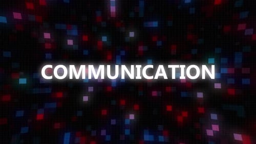 Communication Text Animation