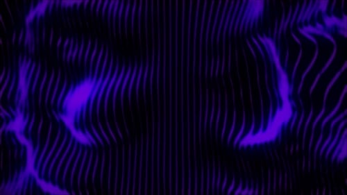 Abstract Purple Glowing Wavy Lines Digital Background Loop