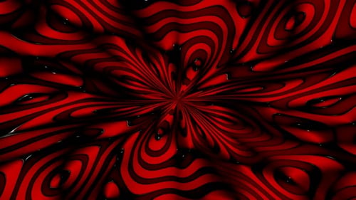 Background with Red and Black Waves of Plasma, Exclusive, 3D Render, Reflection, Unique Design