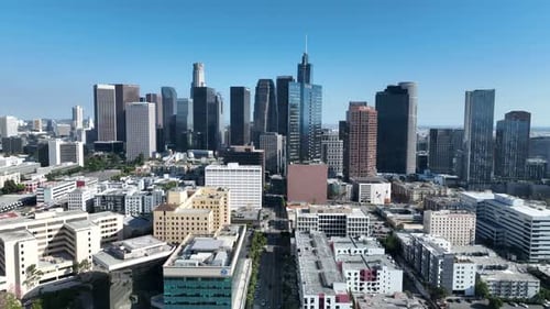 Corporate Skyscrapers at Los Angeles in California United States.