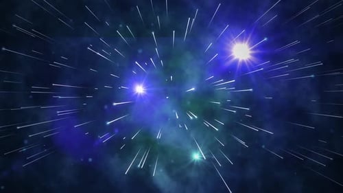 Space Star Speed Abstract Tunnel