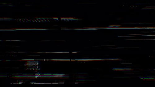 Digital Glitch Static Transition Overlay
