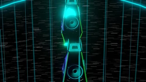 Sound Speakers In Space