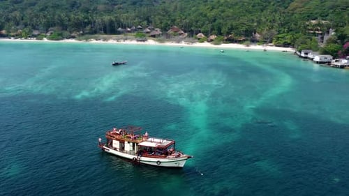 Tropical Island Boat Tour on Sunny Day