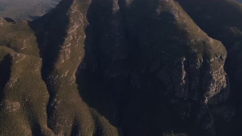 Vue aérienne des montagnes de Bluff Knoll, Australie occidentale, Australie.