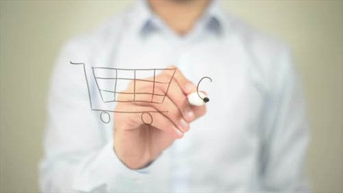 Cart, Writing on Transparent Screen