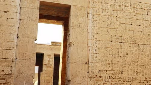 Temple of Medinet Habu Egypt Luxor The Mortuary Temple